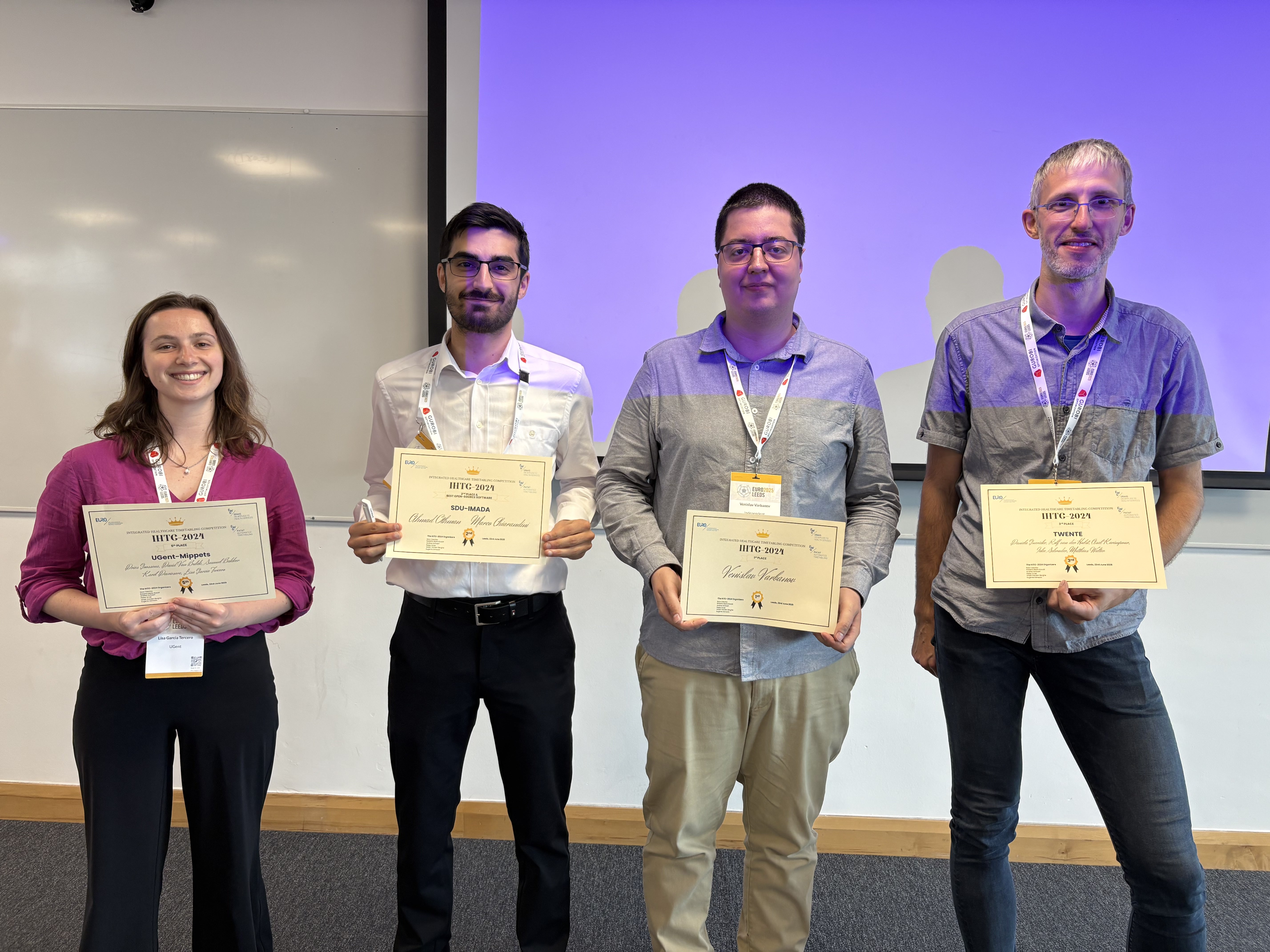 IHTC 2024 award ceremony at EURO 2025